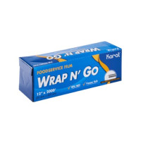 Karat® FW-WNG1220 Foodservice Film Wrap, 12 inch x 2000 Feet, Serrated Cutter, BPA Free, 1 each