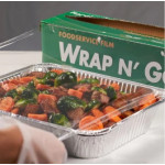Karat® FW-WNG1820 Foodservice Film Wrap, 18 inch x 2000 Feet, Serrated Cutter, BPA Free, 1 each