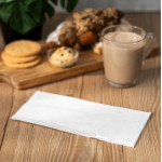 Karat® KN-D1717-3W 17 inch x 17 inch 3-Ply Dinner Napkin, 1/8 Fold, White, 2000 each