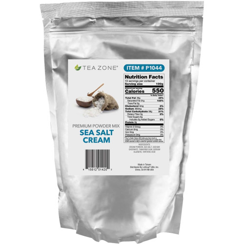 Tea Zone P1044a Sea Salt Cream Powder, 2.2 lb, 1 each