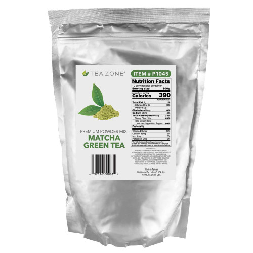 Tea Zone P1045a Matcha Green Tea Powder, 2.2 lb, 1 each