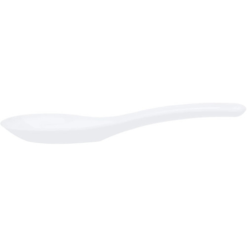 Karat U2015W Med-Heavy Weight White PP Plastic Asian Soup Spoons, 1000 pcs / cs , 1 each