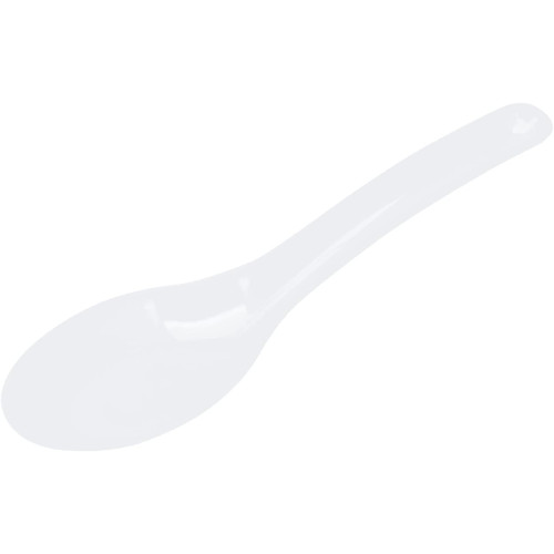 Karat U2015W Med-Heavy Weight White PP Plastic Asian Soup Spoons, 1000 pcs / cs , 1 each