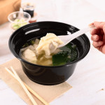 Karat U2015W Med-Heavy Weight White PP Plastic Asian Soup Spoons, 1000 pcs / cs , 1 each