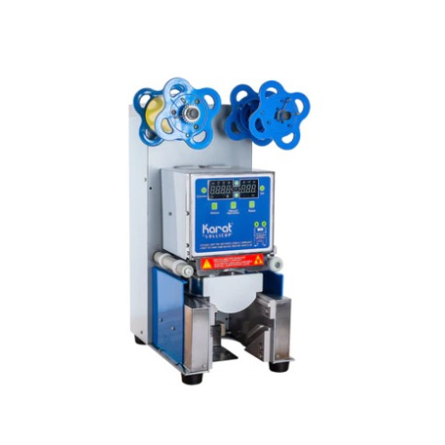 Karat Y8019UL Cup Sealing Machine used for 95mm PP Cups, 95 mm Cutter Rim, 110v, 3amp,  UL EPH Classified, 1 each