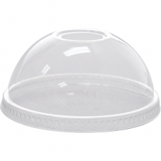 Karat® C-KDL626 98mm PET Plastic Dome Lids, Fit on 12–24oz PET Cup, 1000/cs, 1 each