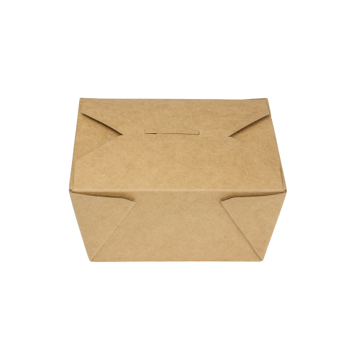 Karat® FP-FTG30K 32oz Kraft Fold-Togo Paper Box #1, 450 / cs, 1 each