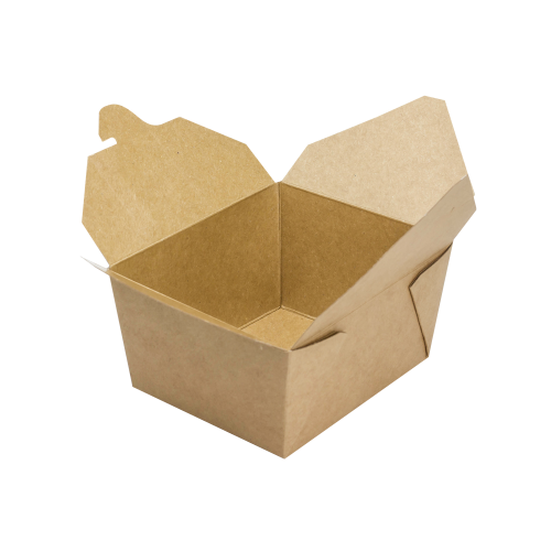 Karat® FP-FTG30K 32oz Kraft Fold-Togo Paper Box #1, 450 / cs, 1 each