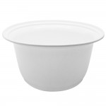 Karat® FP-IMB36W 36oz White PP Plastic Injection Molding Bowl, Microwavable, 300/cs, 1 each