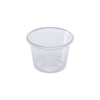 Karat® FP-P100TALL-PP 1oz Tall PP Plastic Portion Cup, 2500/cs, 1 each