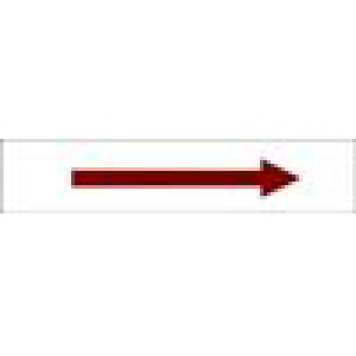 Arrow Decal Signs, 4 x 3 inch, 1 each