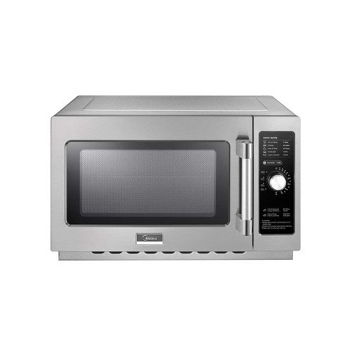 Midea 1034N0A Commercial Medium Duty Microwave Oven, Dial Control, 1.2Cu.ft, 1000w, 120v/60/1-ph ETL Listed