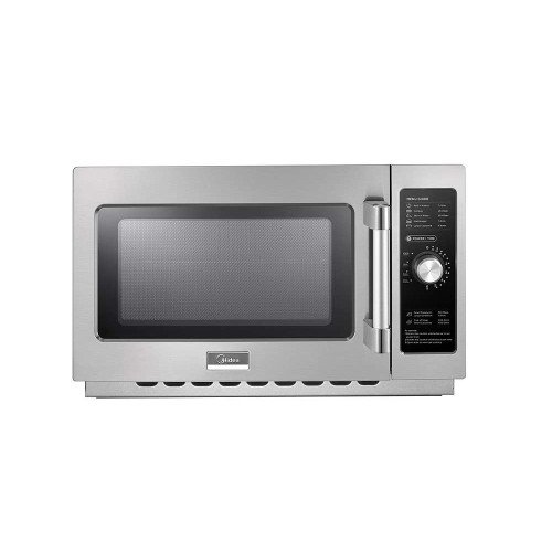 Midea 1034N0A Commercial Medium Duty Microwave Oven, Dial Control, 1.2Cu.ft, 1000w, 120v/60/1-ph ETL Listed