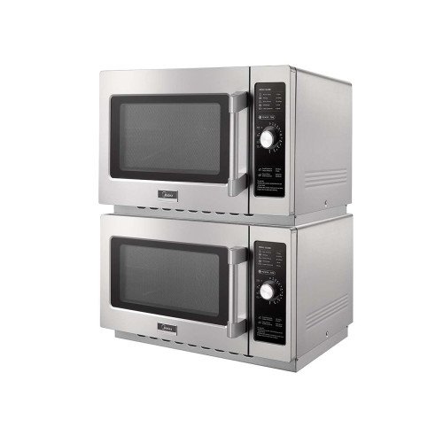 Midea 1034N0A Commercial Medium Duty Microwave Oven, Dial Control, 1.2Cu.ft, 1000w, 120v/60/1-ph ETL Listed