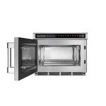 Midea 2117G1A Commercial Heavy Duty Microwave Oven, Touch Control, 0.6Cu.ft, 2100w, 208-230v/60/1-ph, ETL Listed