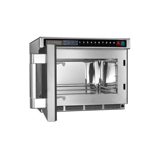 Midea 2117G1A Commercial Heavy Duty Microwave Oven, Touch Control, 0.6Cu.ft, 2100w, 208-230v/60/1-ph, ETL Listed