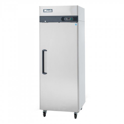 Migali C-1F-HC 28.7(w) inch (1)Solid Swing Door(s) Top Mount Reach-In Upright Freezer, 21.4Cu.ft, (3)Shelve(s), 1/2hp, 115v/60/1-ph, Casters, ETL Listed, Energy Star