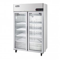 Migali C-2FG-HC 51.7(w) inch (2)Glass Swing Door(s) Top Mount Reach-In Upright Freezer, 43.2Cu.ft, (6)Shelve(s), 3/4hp, 115v/60/1-ph, Casters, ETL Listed