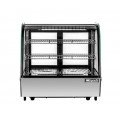 Migali C-42CTC-28 Competitor Series® 27.6(w) inch Refrigerated Curved Glass Display Case, Countertop, (2)Glass Sliding Door(s), (2)Shelve(s), 4.2Cu.ft, 1/3hp, 110v/60/1-ph, ETL Listed
