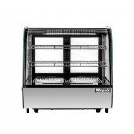 Migali C-42CTC-28 Competitor Series® 27.6(w) inch Refrigerated Curved Glass Display Case, Countertop, (2)Glass Sliding Door(s), (2)Shelve(s), 4.2Cu.ft, 1/3hp, 110v/60/1-ph, ETL Listed