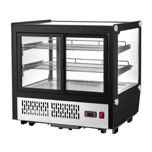 Migali C-42CTS-28 Competitor Series® 27.2(w) inch Refrigerated Display Case, Countertop, (2)Glass Sliding Door(s), (2)Shelve(s), 4.2Cu.ft, 1/3hp, 110v/60/1-ph, ETL Listed