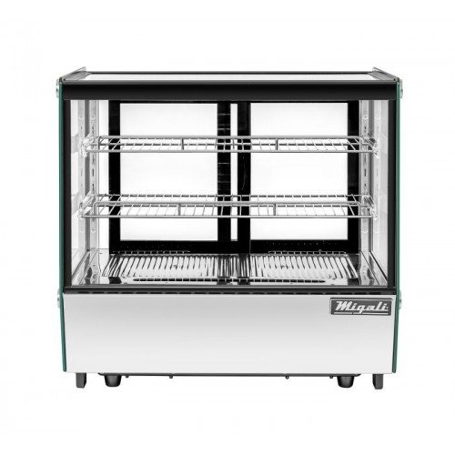 Migali C-42CTS-28 Competitor Series® 27.2(w) inch Refrigerated Display Case, Countertop, (2)Glass Sliding Door(s), (2)Shelve(s), 4.2Cu.ft, 1/3hp, 110v/60/1-ph, ETL Listed