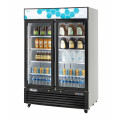 Migali C-49RM-HC 54.4(w) inch (2)Glass Swing Door(s) Bottom Mount Merchandiser Refrigerator, 49Cu.ft, (8)Shelve(s), Casters, 1/4hp, 115v/60/1-ph, ETL Listed