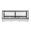 Migali C-88CTC-60 Competitor Series® 60(w) inch Refrigerated Curved Glass Display Case, Countertop, (2)Glass Sliding Door(s), (2)Shelve(s), 8.8Cu.ft, 5/9hp, 110v/60/1-ph, ETL Listed