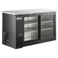 Migali C-BB60SG-HC Back Bar Refrigerators, 60.8(w) inch, (2)Glass Sliding Door(s), 17.3Cu.ft, (4)Shelve(s), 1/5hp, 115v/60/1-ph, ETL Listed