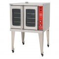 Migali C-CO1-SD-LP Competitor Series® Single Deck Standard Depth Convection Oven, (2)Glass Swing Door(s), (2)Burner(s), Liquid Propane, 46k Total BTU/Hr, 110v/60/1-ph, ETL Listed