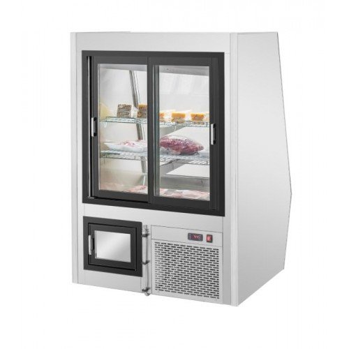 Migali C-DS-3 Competitor Series® 36.3(w) inch Refrigerated Deli Display Case, (2)Glass Sliding Door(s), (2)Shelve(s), 16.5Cu.ft, 1/2hp, 110v/60/1-ph, ETL Listed
