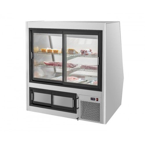 Migali C-DS-4 Competitor Series® 48.1(w) inch Refrigerated Deli Display Case, (2)Glass Sliding Door(s), (2)Shelve(s), 22.5Cu.ft, 2/3hp, 110v/60/1-ph, ETL Listed