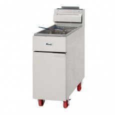 Migali C-F35-LP Competitor Series® Deep Fryers, (35)lb(s) Oil Capacity, (3)Burner(s), 15.6(w) inch, (2)Basket(s), Casters, Floor Model, Liquid Propane, 60k Total BTU/Hr, ETL Listed