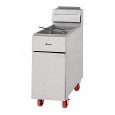 Migali C-F50-LP Competitor Series® Deep Fryers, (50)lb(s) Oil Capacity, (4)Burner(s), 15.6(w) inch, (2)Basket(s), Casters, Floor Model, Natural Gas, 120k Total BTU/Hr, ETL Listed