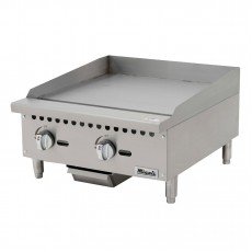 Migali C-G24 Competitor Series® 24(w) inch Griddles, (2)Burner(s), Countertop, Manual Control, Natural Gas, 60k Total BTU/Hr, ETL Listed
