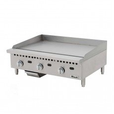 Migali C-G36T Competitor Series® 36(w) inch Griddles, (3)Burner(s), Countertop, Thermostatic Control, Natural Gas, 75k Total BTU/Hr, ETL Listed