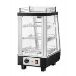 Migali C-HCT14-S 13.4(w) inch Heated Counter-Top Display Case, Straight Glass, Front & Rear Sliding Doors, (3)Shelve(s), 2.6Cu.ft, 115v/60/1-ph, ETL Listed