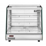 Migali C-HCT27-S 26.5(w) inch Heated Counter-Top Display Case, Straight Glass, Front & Rear Sliding Doors, (3)Shelve(s), 3.3Cu.ft, 115v/60/1-ph, ETL Listed