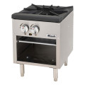 Migali C-SPS-1-18 Competitor Series® Single Stock Pot Stoves, (2)Burner(s), Natural Gas, Total 80k BTU/Hr, 18(w) x 20.9(d) x 22.8(h) inch, ETL Listed