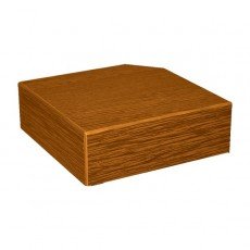 DL-C Commercial Cherry Laminated Aluminum Restaurant Tabletops, 30 x 30 x 3 inch, 1 each