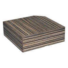 DL-Z Commercial Zebra Laminated Aluminum Restaurant Tabletops, 30 x 30 x 3 inch, 1 each