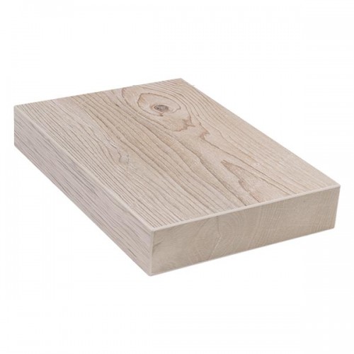 DLW-OP Commercial Oak Pine Laminated Aluminum Restaurant Tabletops, 30 x 30 x 3 inch, 1 each