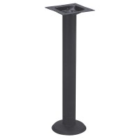 TBBD Black Cast Iron Bolt Down Table Base, 3 x 3 x 40-3/4 inch, 1 each