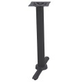 TB0522 Commercial Restaurant Black Cast Iron End-Table Base, 22 x 5 x 28 inch, 1 each