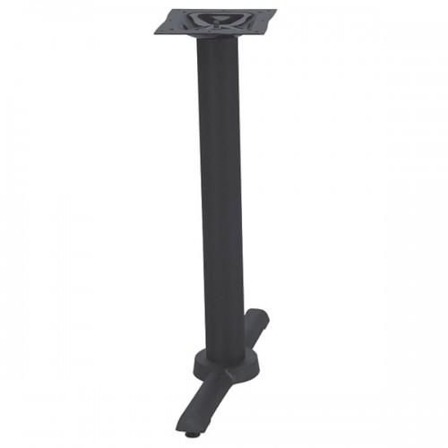 TB0522 Commercial Restaurant Black Cast Iron End-Table Base, 22 x 5 x 28 inch, 1 each