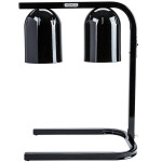 Nemco 6000A-2B Heat Lamps, (2)Infrared Bulb(s), Portable Countertop Free Standing, Black Finish, 500w, 120v/60/1-ph, NSF Listed