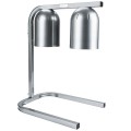 Nemco 6000A-2 Heat Lamps, (2)Infrared Clear Bulb(s), Portable Countertop Free Standing, Gray Finish, 500w, 120v/60/1-ph, NSF Listed