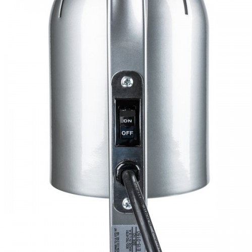 Nemco 6000A-2 Heat Lamps, (2)Infrared Clear Bulb(s), Portable Countertop Free Standing, Gray Finish, 500w, 120v/60/1-ph, NSF Listed