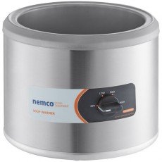 Nemco 6100A Soup Warmers, 7qt, Countertop, Round, 120v/60/1, 550w, 4.6Amps, 10(w) x 10(d) x 9-5/8(h) inch, NSF Listed