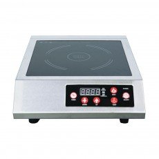 Omcan CE-CN-3500 Commercial Electric Induction Cooker, Stainless Steel, 3500w, 240v/60/1-phh, ETL Listed